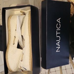 Nautica slip on fabric shoe